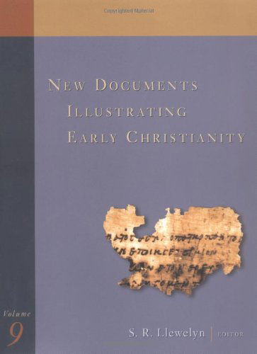 Cover for Llewelyn · New Documents Illustrating Early Christianity: A Review of the Greek Inscriptions and Papyri Published 1986-87 - New Documents Illustrating Early Christianity (Pocketbok) (2002)