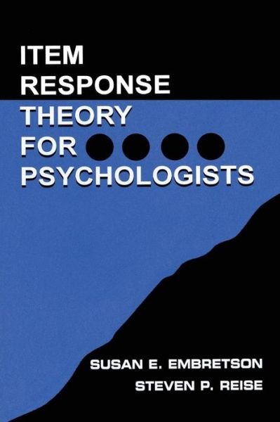 Susan E. Embretson · Item Response Theory for Psychologists - Multivariate Applications Series (Paperback Book) (2000)