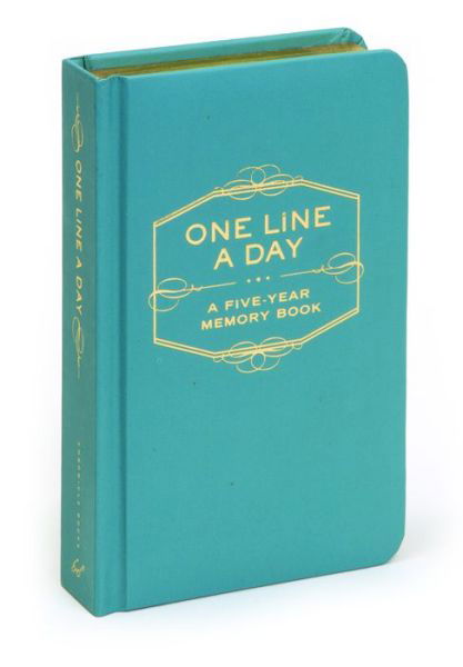 One Line a Day: A Five-Year Memory Book - Chronicle Books Staff - Książki - Chronicle Books - 9780811870191 - 1 września 2009