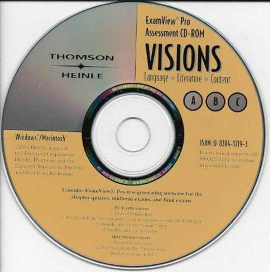 Visions (Assessment CD-ROM) - Mary Lou McCloskey - Game - Cengage Learning, Inc - 9780838457191 - July 24, 2003