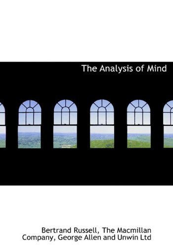 Cover for Bertrand Russell · The Analysis of Mind (Hardcover Book) (2010)