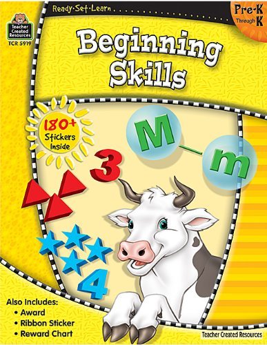Cover for Teacher Created Resources Staff · Ready-set-learn: Beginning Skills Prek-k (Paperback Bog) (2009)