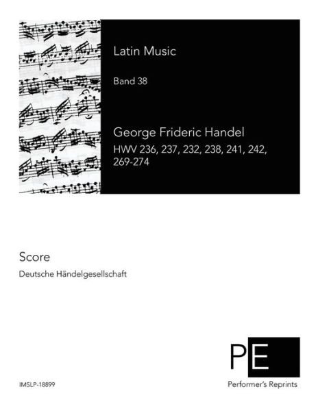 Cover for George Frideric Handel · Latin Music (Pocketbok) (2014)