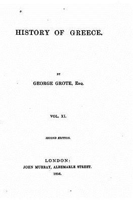 Cover for George Grote · History of Greece - Vol. XI (Paperback Book) (2016)