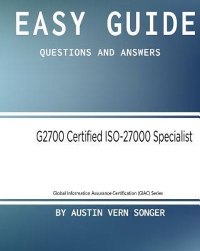 Cover for Austin Vern Songer · Easy Guide (Paperback Book) (2017)