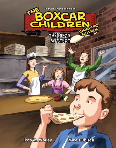 Cover for Gertrude Chandler Warner · The Pizza Mystery 11 (The Boxcar Children Graphic Novels Set 2) (Hardcover Book) (2010)