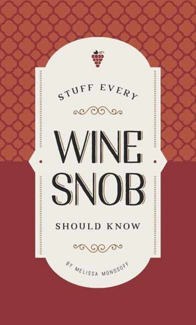 Cover for Melissa Monosoff · Stuff Every Wine Snob Should Know - Stuff You Should Know (Hardcover Book) (2018)