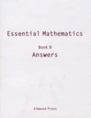 Cover for David Rayner · Essential Mathematics Book 8 Answers - Essential Mathematics (Paperback Book) (2001)