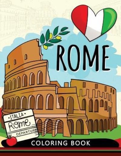 Cover for Balloon Publishing · Rome Coloring Book (Pocketbok) (2018)