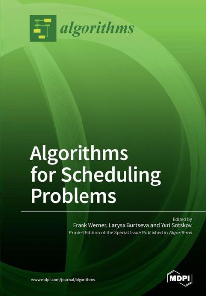 Cover for Frank Werner · Algorithms for Scheduling Problems (Pocketbok) (2018)