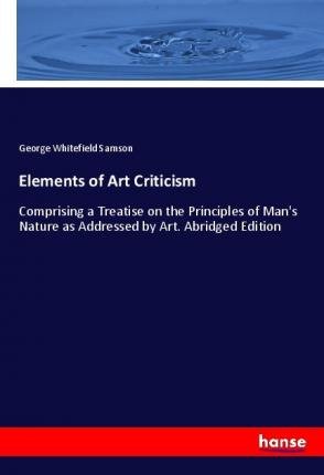 Elements of Art Criticism - Samson - Bøker -  - 9783337740191 - 