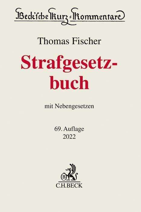 Strafgesetzbuch - Fischer - Other -  - 9783406772191 - 