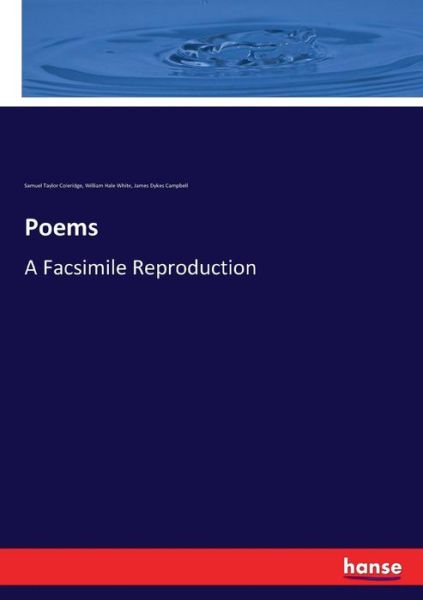 Poems - Coleridge - Books -  - 9783744713191 - March 28, 2017