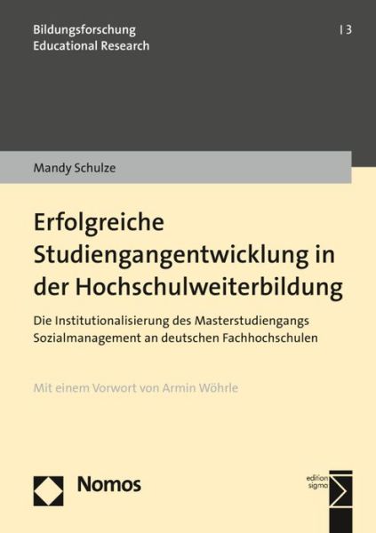 Cover for Schulze · Erfolgreiche Studiengangentwick (Book) (2018)