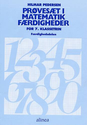 Cover for Hilmar Pedersen · Prøvesæt / færdighedsregning: Prøvesæt i matematikfærdigheder, 7.kl. (Bok) [2. utgave] (2008)