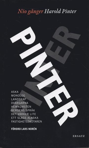 Cover for Harold Pinter · Nio gånger Pinter (Bound Book) (2005)