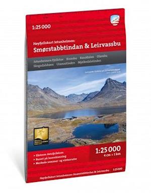 Cover for Calazo · Jotunheimen: Smørstabbtindan &amp; Leirvassbu - Høyfjellskart - High alpine map (Map) (2022)