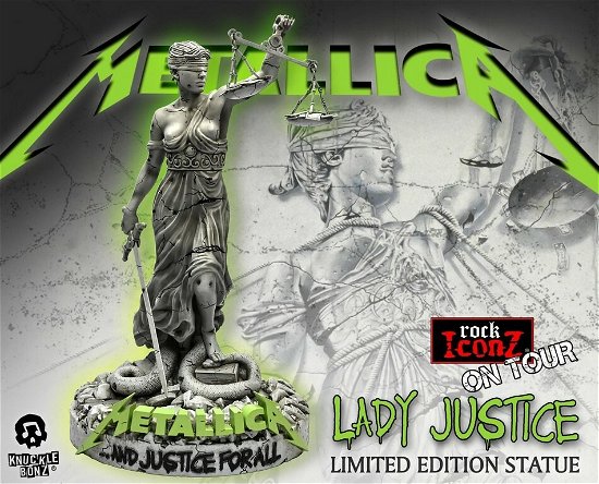 Cover for Rock Iconz On Tour: Metallica · Lady Justice Statue (MERCH)