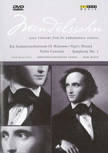Cover for Mendelssohn · Live Gala Leipzig (DVD) (2017)