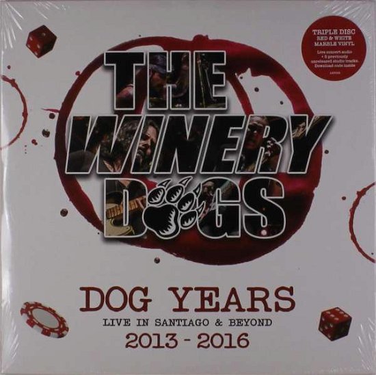 Cover for The Winery Dogs · Dog Years: Live in Santiago 2013-2016 (LP) (2017)