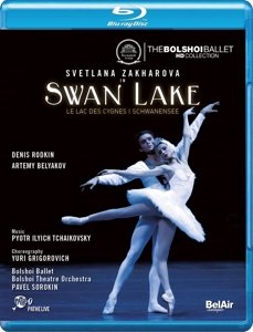 Cover for Tchaikovsky / Zakharova / Bolshoi Ballet · Swan Lake (Blu-ray) (2015)