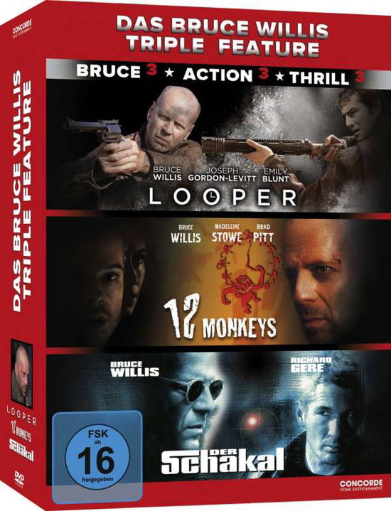 Cover for Bruce Willis / Joseph Gordon-levitt · Das Bruce Willis Triple Feature (DVD) (2015)