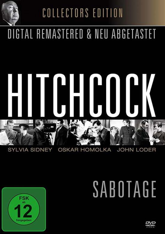 Cover for Sidney,sylvia / Homolka,oskar / Tester,desmond/+ · Alfred Hitchcock: Sabotage (DVD) (2016)