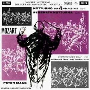 Cover for Wolfgang Amadeus Mozart · Notturno For 4 Orchestras (LP) [180 gram edition] (1998)