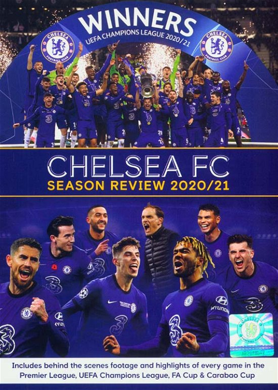 Cover for Chelsea Fc Season Review 202021 · Champions of Europe – Chelsea FC Season Review 2020/21 (DVD) (2021)