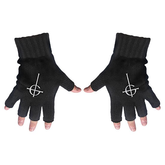 Cover for Ghost · Ghost Unisex Fingerless Gloves: Ghost Cross (Kläder) [Black - Unisex edition]