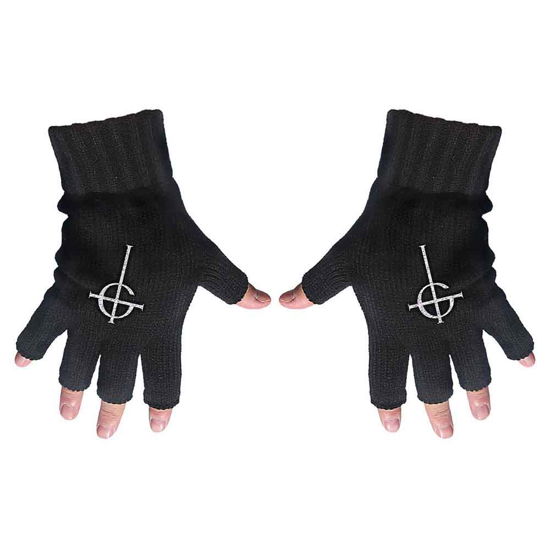 Ghost Unisex Fingerless Gloves: Ghost Cross - Ghost - Merchandise - Razamataz - 5056170620192 - 