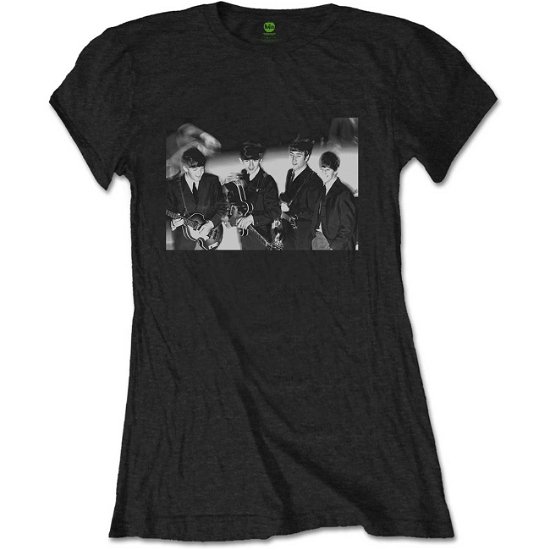 Cover for The Beatles · The Beatles Ladies T-Shirt: Smiles Photo (T-shirt) [size S] [Black - Ladies edition]