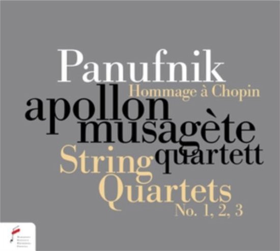 Cover for A. Panufnik · Hommage A Chopin - String Quartets No. 1, 2, 3 (CD) (2018)