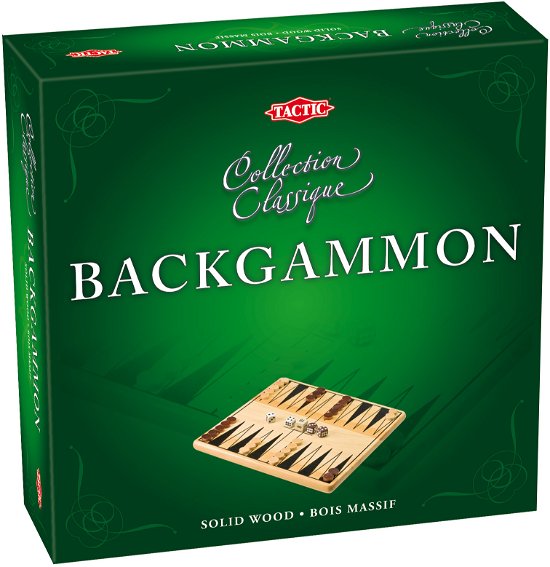 Backgammon - Tactic - Gadżety - Tactic Games - 6416739402192 - 1 września 2013