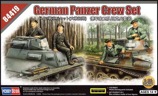 1/35 German Panzer Crew Set - Hobby Boss - Merchandise - Hobby Boss - 6939319244192 - 