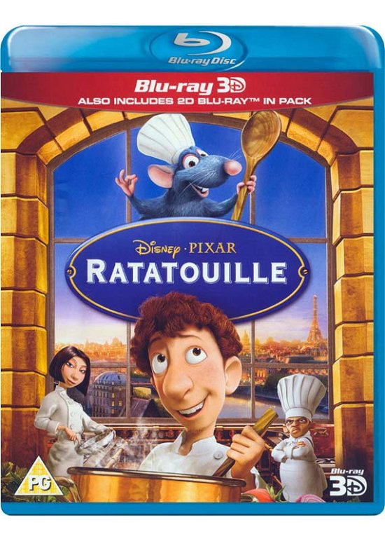 Cover for Ratatouille 3D BD · Ratatouille 3D+2D (Blu-ray) (2014)