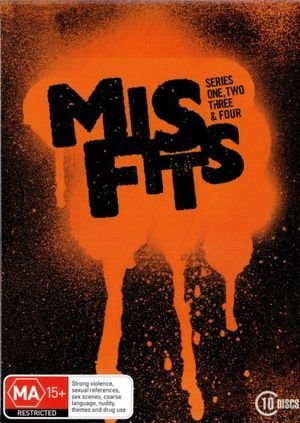 Cover for Misfits · Misfits - Series 1-4 (DVD) (2013)