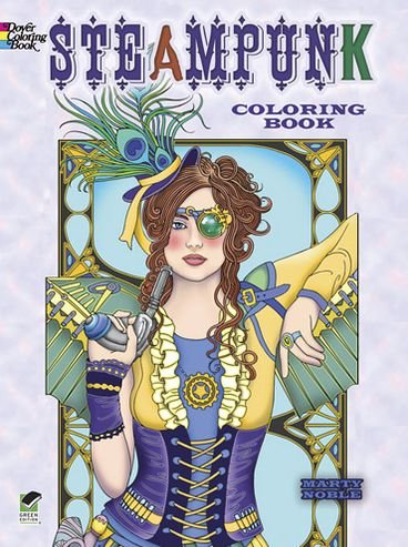 Cover for Marty Noble · Creative Haven Steampunk Coloring Book - Creative Haven (Paperback Bog) (2013)