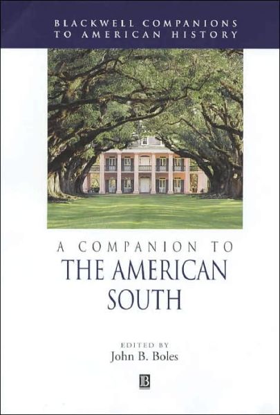 Cover for JB Boles · A Companion to the American South - Wiley Blackwell Companions to American History (Gebundenes Buch) (2001)