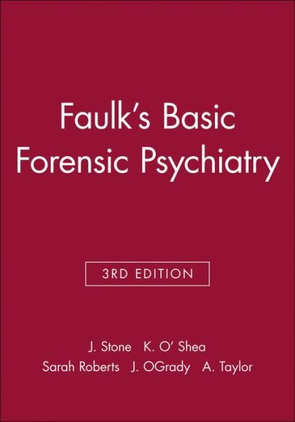 Cover for JH Stone · Faulk's Basic Forensic Psychiatry (Paperback Book) (1999)