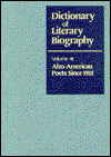 Cover for Trudier Harris · Dictionary of Literary Biography: Afro-american Poets After 1955 (Hardcover Book) (1985)