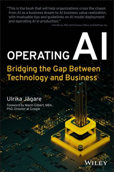 Cover for Jagare, Ulrika (Ericsson AB) · Operating AI: Bridging the Gap Between Technology and Business (Paperback Book) (2022)