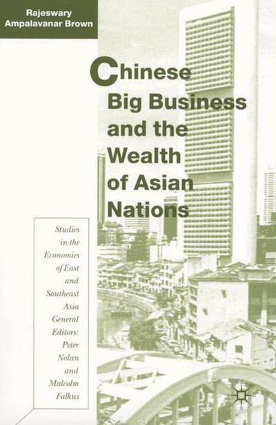 Cover for Brown · Chinese Big Business and the Weal (Buch) [1st ed. 2000 edition] (2014)