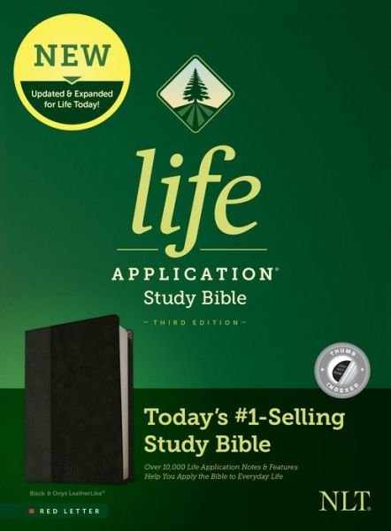Cover for Tyndale · NLT Life Application Study Bible, Third Edition, Black (Lederbuch) (2021)