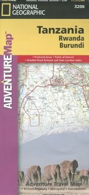 Cover for National Geographic Maps · Tanzania, Rwanda, Burundi: Travel Maps International Adventure Map (Kort) (2012)