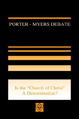 Cover for B. Sunday Myers · Porter-myers Debate (Taschenbuch) (1956)