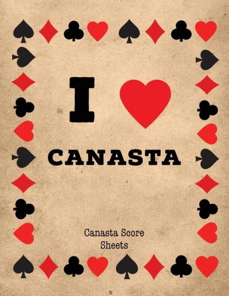 Cover for Amy Newton · Canasta Score Sheets (Paperback Book) (2020)