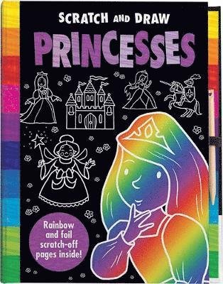 Cover for Nat Lambert · Scratch &amp; Draw Princess - Scratch Art Activity Book - Scratch and Draw (Hardcover Book) (2018)