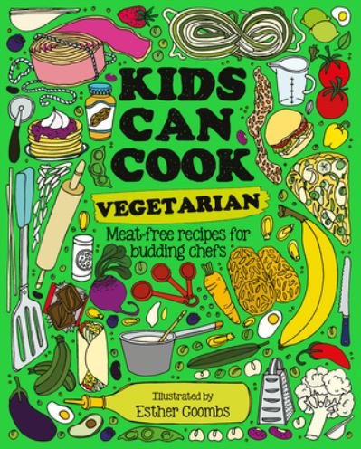 Cover for Button Books · Kids Can Cook Vegetarian (Hardcover Book) (2022)