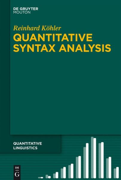 Cover for Köhler · Quantitative Syntax Analysis (Book) (2012)